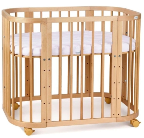 Waldin - łóżeczko drewniane 5w1 z opcją kołyski | Natural