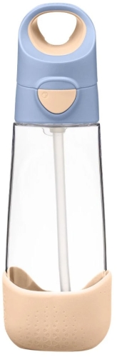 b.box - tritanowa butelka sportowa ze słomką, 600 ml | Feeling Peachy