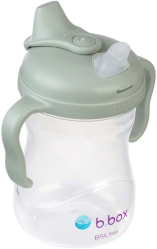 b.box - kubek z miękkim ustnikiem dla niemowląt 4m+ | Szałwiowy 