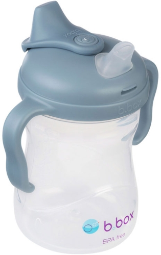 b.box - kubek z miękkim ustnikiem dla niemowląt 4m+ | Błękitny