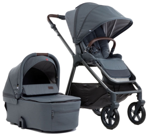 Mast Swiss Design M5X  - wielofunkcyjny wózek dziecięcy, zestaw 2w1 | Volcanic Ash