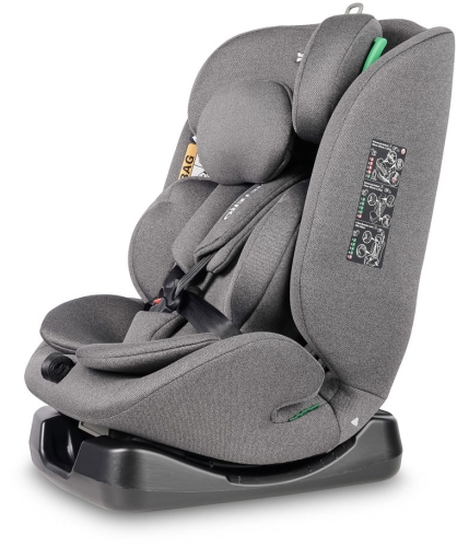 Caretero Mundi i-Size - fotelik samochodowy 40-150 cm | Grey