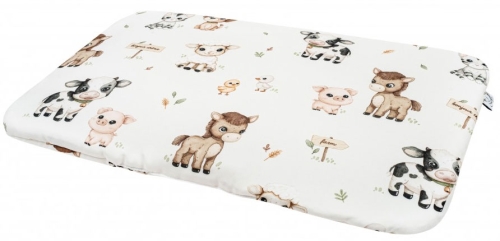 Bonjour Cherie - płaska, bambusowa poduszka dla średniaka 30x40 cm | Farma