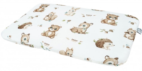 Bonjour Cherie - płaska, bambusowa poduszka dla przedszkolaka 40x60 cm | Las