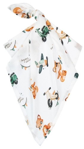 Bonjour Cherie - pieluszka bambusowa 70x70 cm | Retro Fox