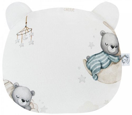 Bonjour Cherie - bambusowa poduszka miś z uszami 30x30 cm | Misie