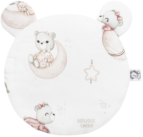 Bonjour Cherie - bambusowa poduszka miś z uszami 30x30 cm | Venus