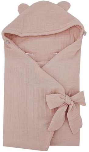 EKO - otualcz do fotelika samochodowego | Pudrowy Róż