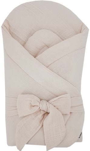 EKO - muślinowy rożek z kokosem | Beż