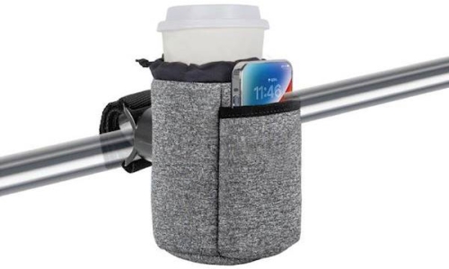 Titanium Baby - Thermo uchwyt 2w1 na kubek i telefon do wózka