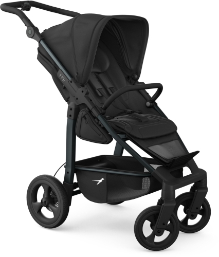 TFK Mono 4 SPORT - terenowy wózek dziecięcy spacerowy | Black, Koła bezobsługowe