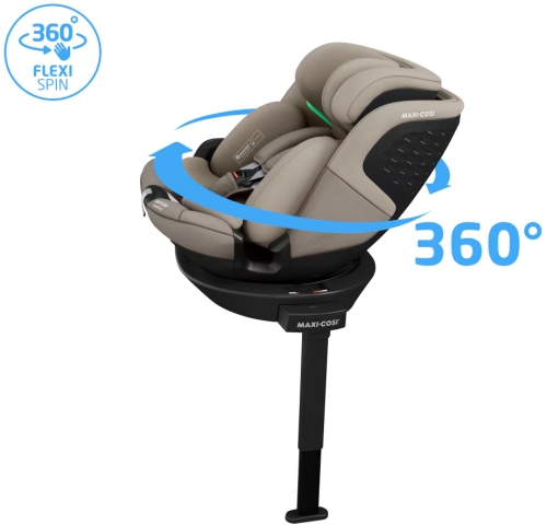Maxi Cosi Emerald 360 S - obrotowy fotelik samochodowy, 40-150 cm | Tonal Truffle