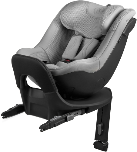 Kinderkraft i-Guard PRO - obrotowy fotelik samochodowy 61-105 cm | Grey