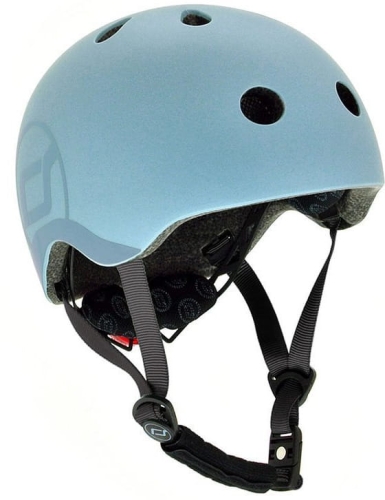 Scoot & Ride S-M - kask dla dzieci | Steel, Outlet