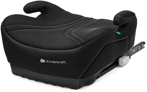 Kinderkraft i-Boost 2 PRO i-Size - podstawka, podwyższenie na fotel 125-150 cm | Black