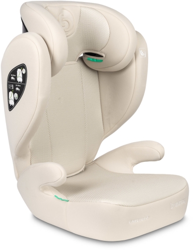 Caretero Breezy - fotelik samochodowy 100-150 cm 2w1 z funkcją boostera | Beige