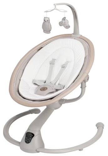 Maxi-Cosi Cassia - leżaczek, bujaczek dla niemowląt | Classic Beige Eco