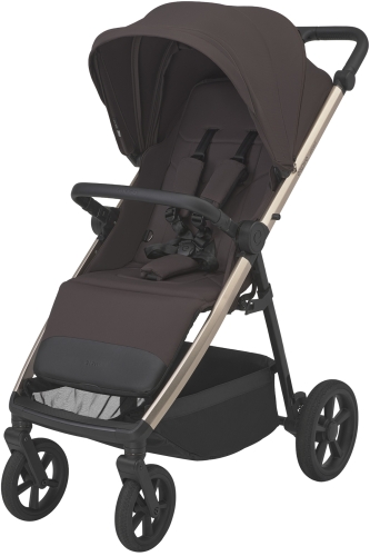 Espiro Pearl - spacerowy wózek dziecięcy | 108 Brown Pearl