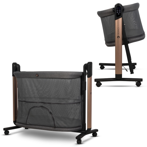 Cavoe COQ - elektryczna kołyska, łóżeczko 4w1 z funkcją kołyski | Meteorite