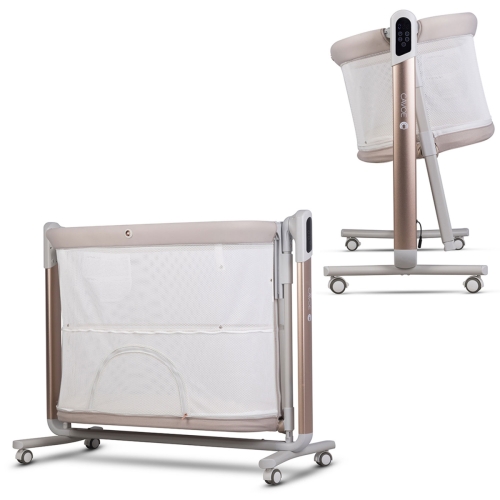 Cavoe COQ - elektryczna kołyska, łóżeczko 4w1 z funkcją kołyski | Cashmere