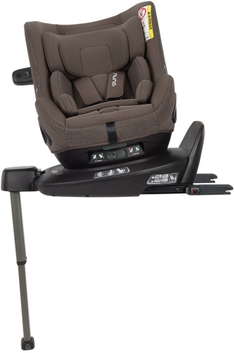Nuna Pruu - obrotowy fotelik samochodowy 40-105 cm, ~0-18 kg | Chestnut