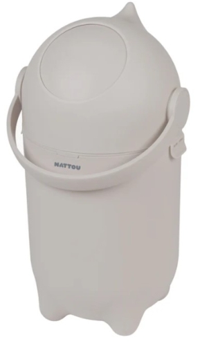 Nattou Dropy - kosz, pojemnik na brudne pieluchy | Clay