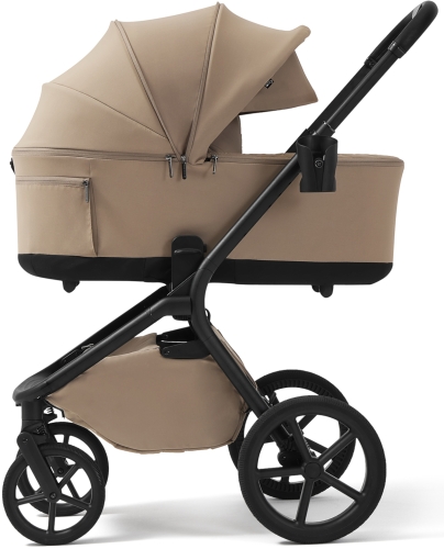 Future Design Inspiro - wózek dziecięcy 2w1 ze składaną gondolą | Almond Cream