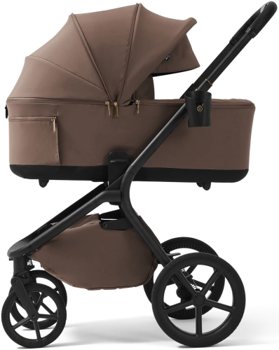 Future Design Inspiro - wózek dziecięcy 2w1 ze składaną gondolą | Essential Mokka