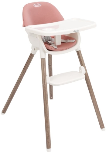 Graco Presti - krzesełko dziecięce do karmienia 3w1 | Dusty Rose