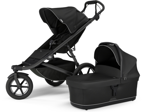 THULE Urban Glide 3 - wózek do biegania, zestaw 2w1 | Black