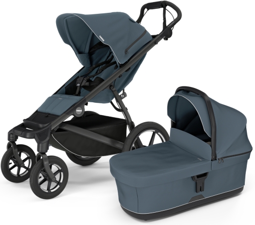 THULE Urban Glide 4 Wheel - czterokołowy wózek terenowy, zestaw 2w1 | Dark Slate