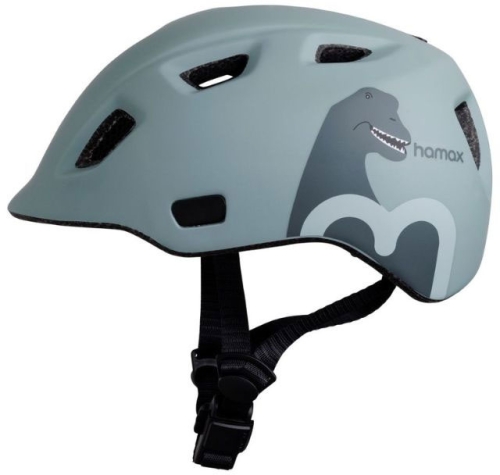 Hamax Thundercap - kask dziecięcy  r. 47-52 | Green Dino