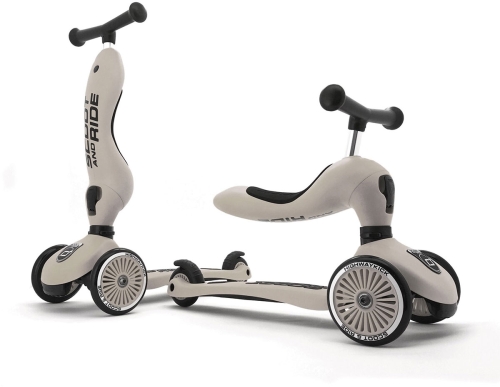 Scoot & Ride Highwaykick1 - hulajnoga, jeździk 2w1 | Ash
