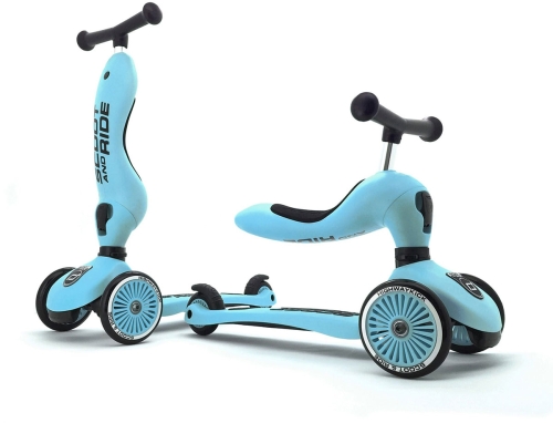 Scoot & Ride Highwaykick1 - hulajnoga, jeździk 2w1 | Blueberry