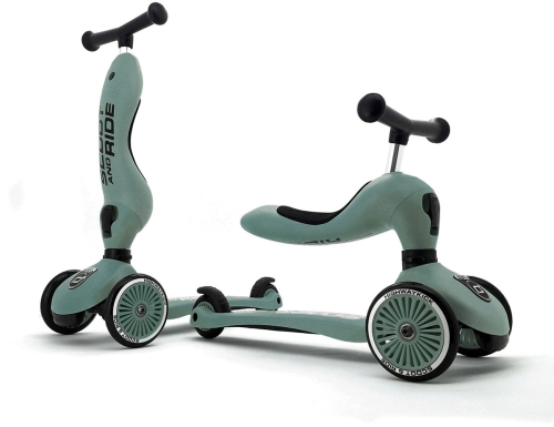 Scoot & Ride Highwaykick1 - hulajnoga, jeździk 2w1 | Forest