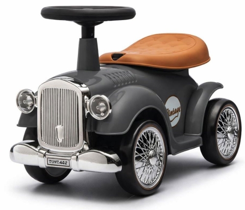 Baby Mix Retro - jeździk dla dzieci z klaksonem | Grey