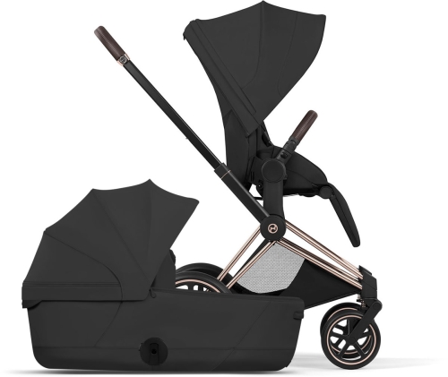 Cybex Priam 5.0 Style Collection - wielofunkcyjny wózek dziecięcy 2w1 | Sepia Black
