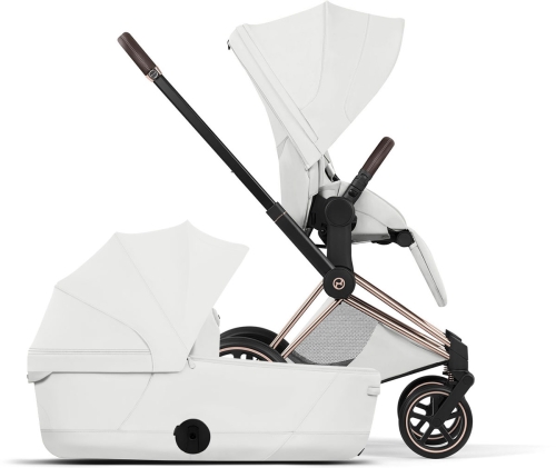 Cybex Priam 5.0 Style Collection - wielofunkcyjny wózek dziecięcy 2w1 | Off White