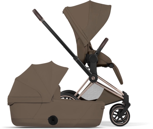 Cybex Priam 5.0 Style Collection - wielofunkcyjny wózek dziecięcy 2w1 | Coconut Brown