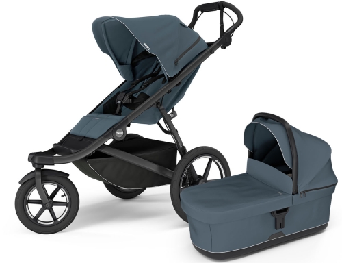 THULE Urban Glide 3 - wózek do biegania, zestaw 2w1 | Dark Slate