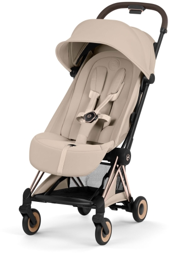 Cybex Coya Style Collection - lekki wózek spacerowy | Cozy Beige on Rosegold