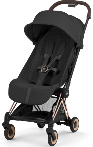Cybex Coya Style Collection - lekki wózek spacerowy | Sepia Black on Rosegold