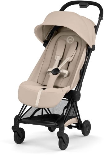 Cybex Coya Comfort - lekki wózek spacerowy | Cozy Beige on Matt Black