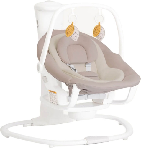 Joie Whimsy - przenośna huśtawka i bujaczek niemowlęcy 2w1 | Almond 