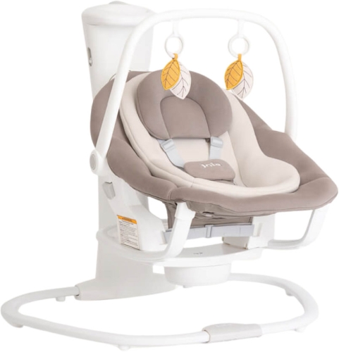 Joie Whimsy - przenośna huśtawka i bujaczek niemowlęcy 2w1 | Ash