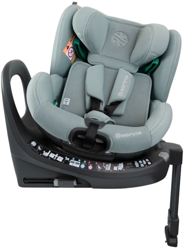 Sorino Aurora - obrotowy fotelik samochodowy 40-150 cm 0-36 kg | Mint