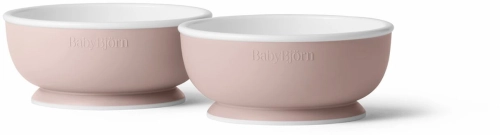 BabyBjorn - miseczki obiadowe, zestaw 2szt | Powder Pink