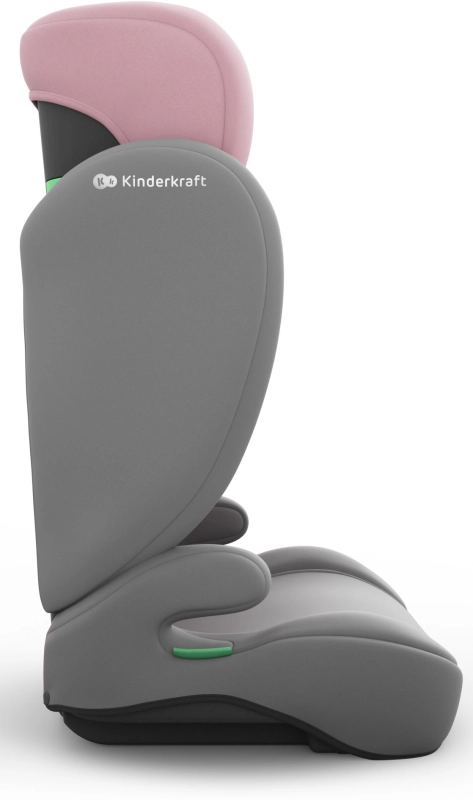 Kinderkraft fotelik samochodowy różowo szary