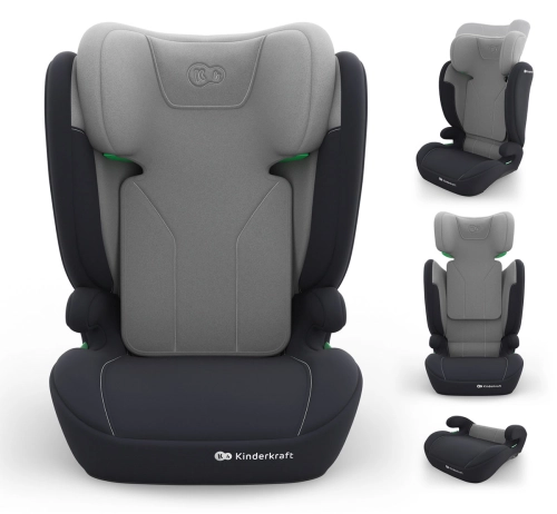 Kinderkraft i-Spark 2 PLUS - fotelik samochodowy dla dzieci 100-150 cm | Grey