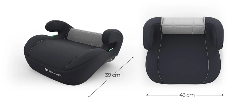 Kinderkraft i-Spark 2 PLUS booster wymiary